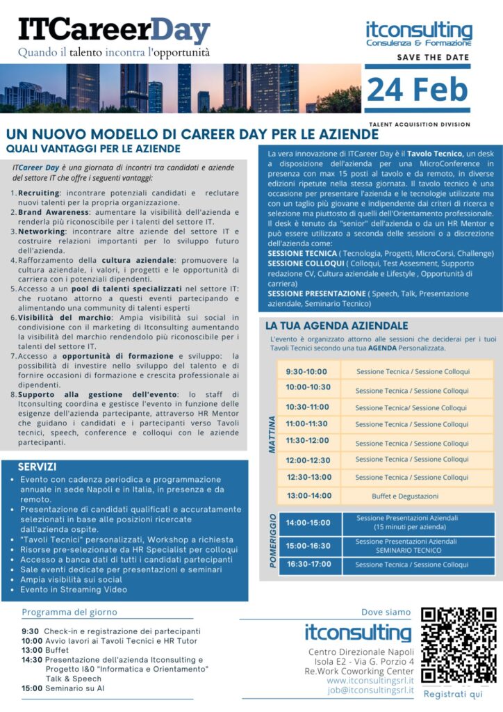 Un nuovo modello di Career Day per le aziende: i vantaggi